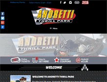 Tablet Screenshot of andrettithrillpark.com